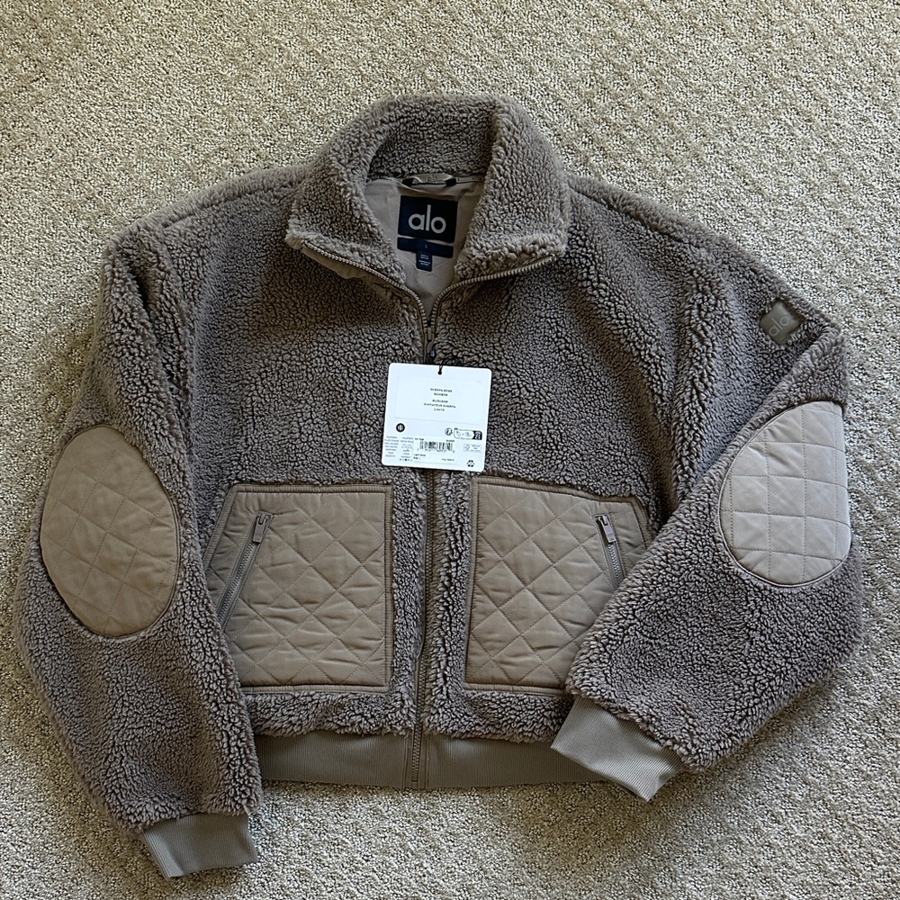Alo Sherpa Edge Bomber Jacket
